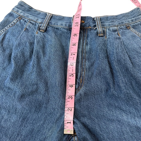 Madewell Baggy Straight Jeans Womens 27 28 × 30 Blue High Rise Loose Relaxed - Picture 4 of 12